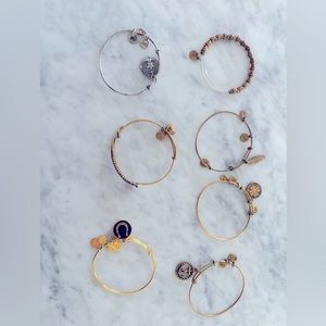 Alex and Ani Set of 7